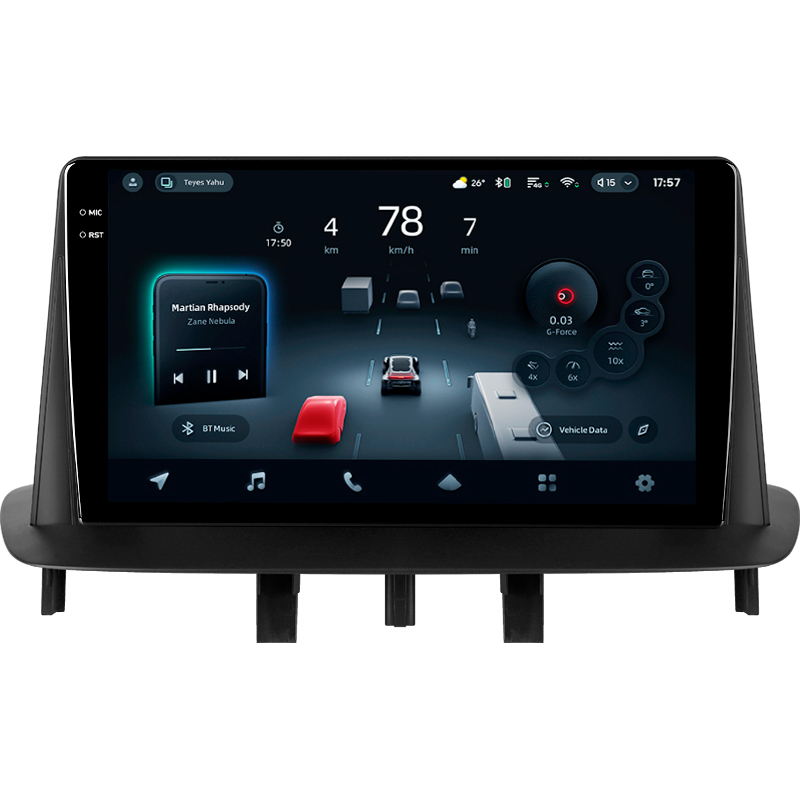 Android head unit Teyes CC4 Pro 12+256 Gb Renault Megane 3 2008-2014 9" 2k (L1)