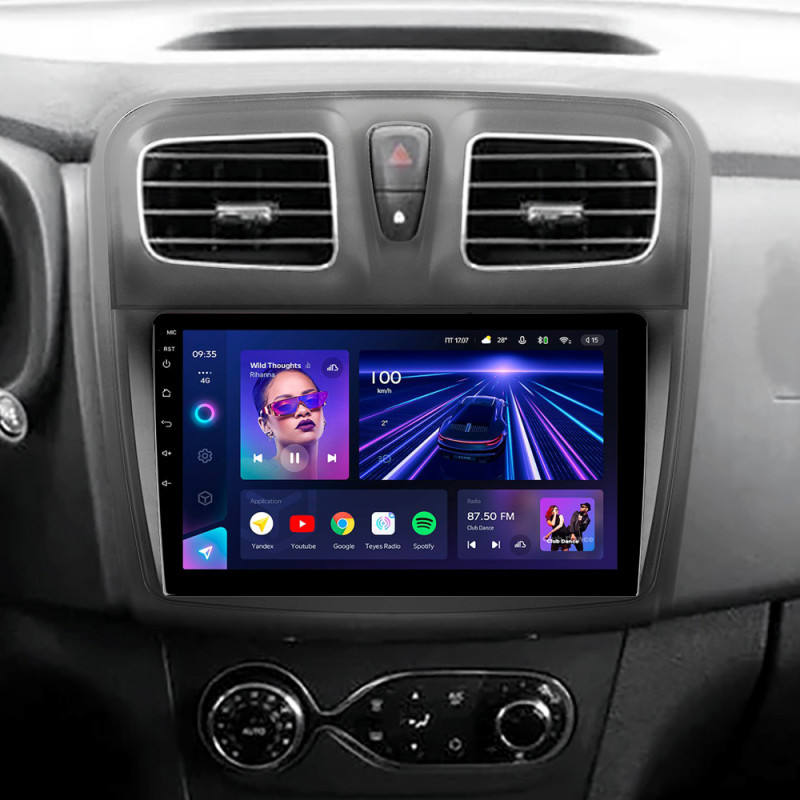 Štátní magnetofon Teyes CC3 4+32 GB pro Renault Logan 2 (2012–2022), Sandero 2 (2013–2022) (F1) (B), 9