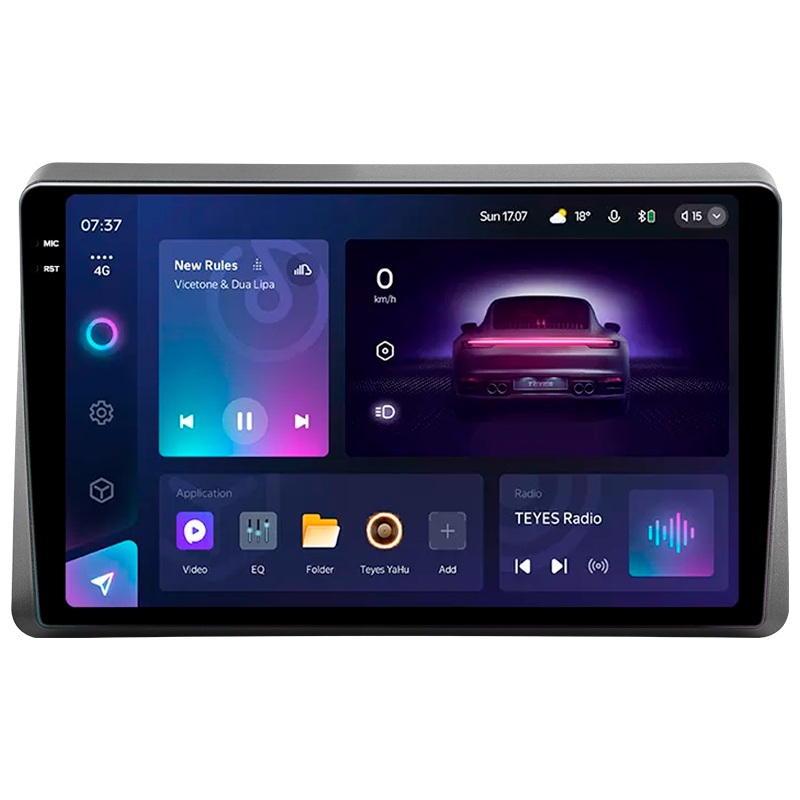 Android head unit Teyes CC3 4+64 Gb Renault Master 2019-2022 10" 2k