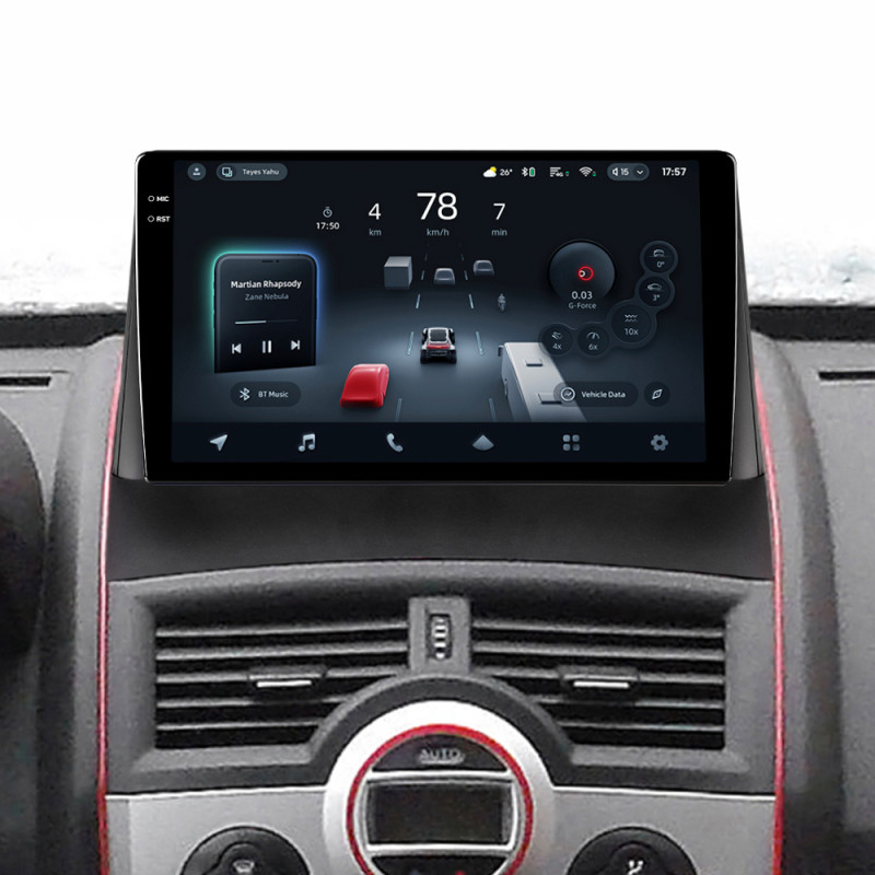 Android head unit Teyes CC4 Pro 8+128 Gb Renault Megane 2 2002-2009 9" 2k