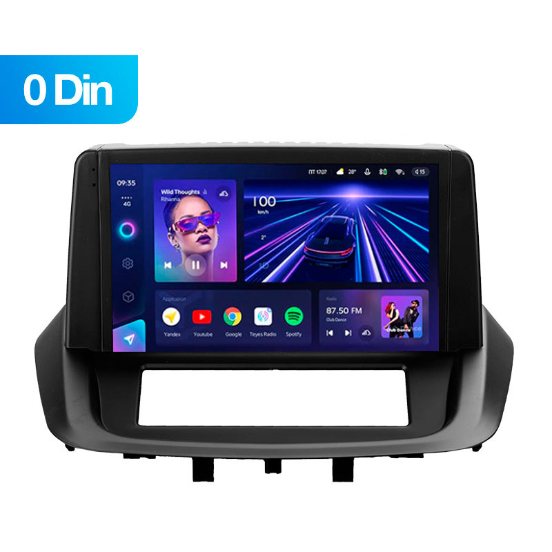 Android head unit Teyes CC3 4+64 Gb Renault Fluence 1 (0 Din) 2009-2017 9" (L3)