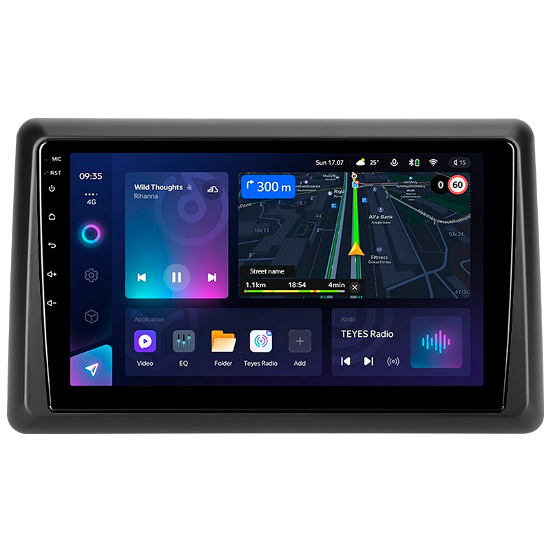 Android head unit Teyes CC3L 4+32 Gb Renault Arkana 2019-2023 (F2) 10"
