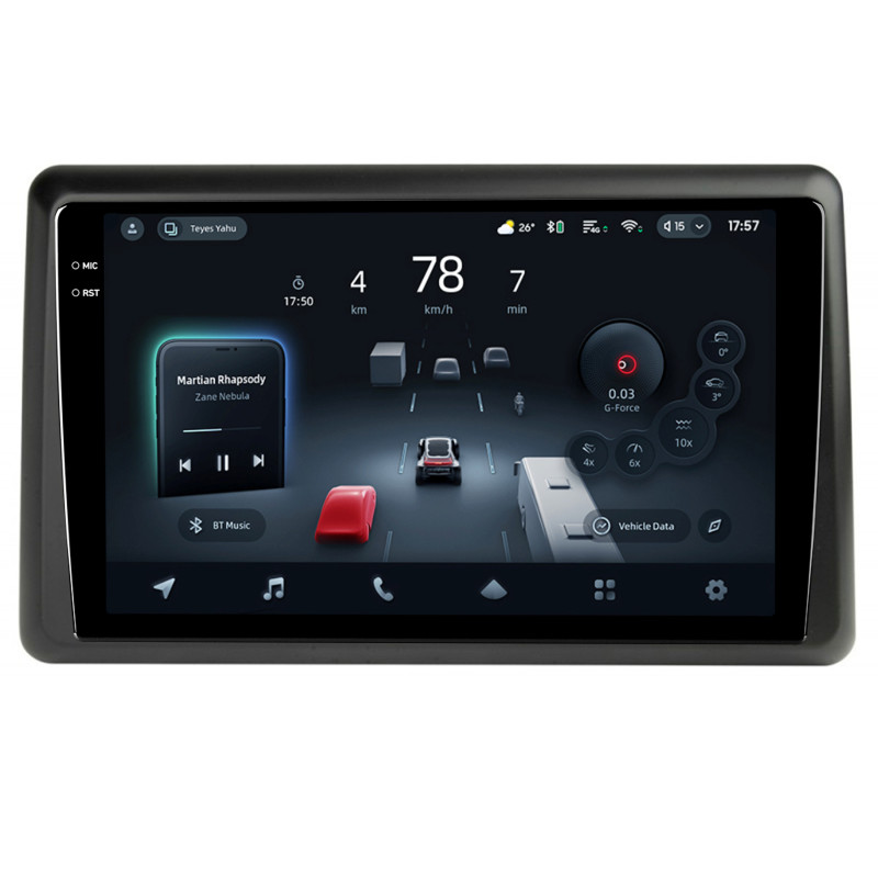 Android head unit Teyes CC4 Pro 8+128 Gb Renault Express 2021 Duster 2021 9" 2k