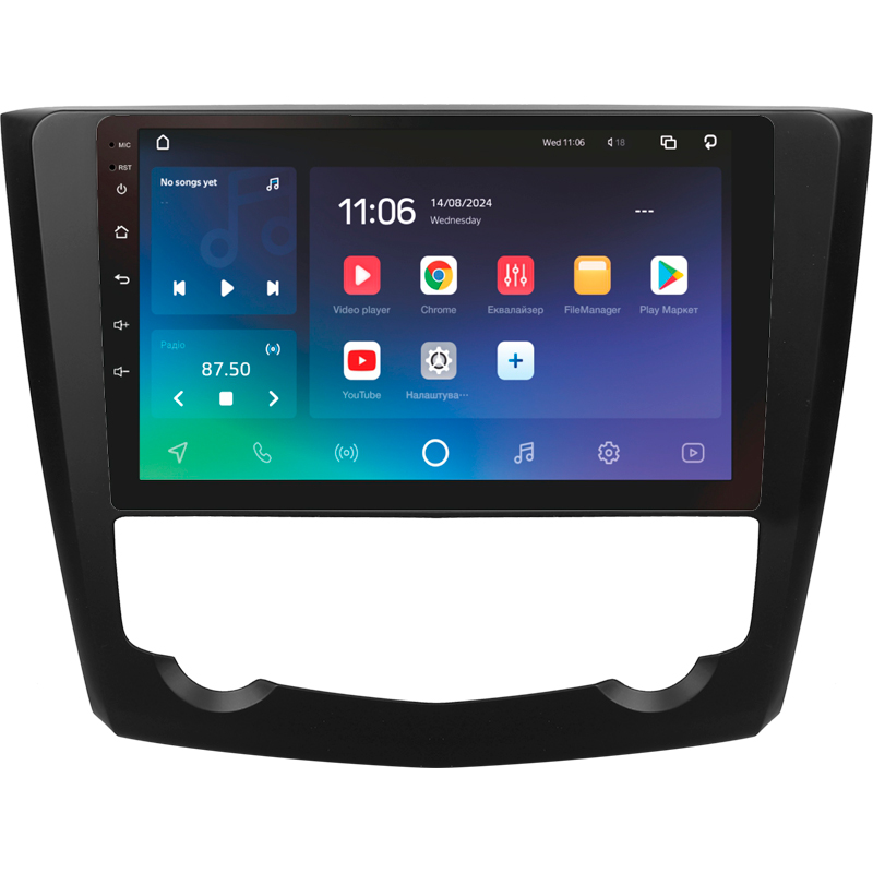 Android head unit SIGMA PRO 9464 ANDROID 10 4+64 Gb 4G DSP Renault Kadjar 2015-2017 9"