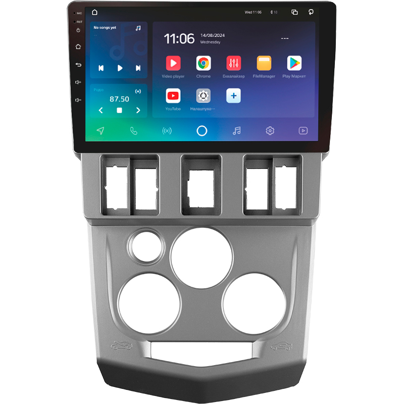 Android head unit SIGMA X9432 ANDROID 10 4+32 Gb 4G DSP Renault Logan 1 2004-2009 9"