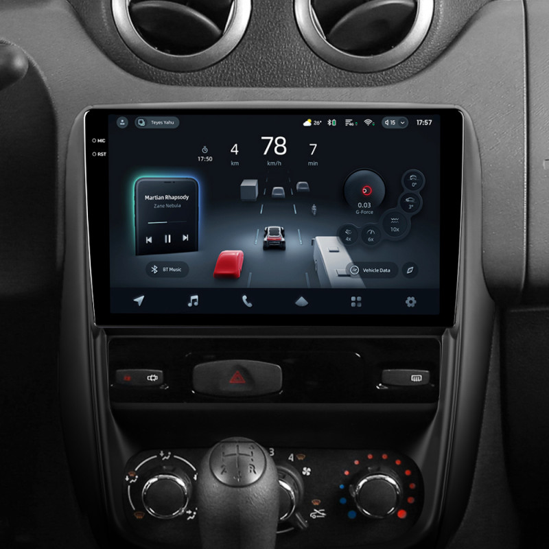 Android head unit Teyes CC4 Pro 12+256 Gb Renault Duster 1 2010-2015 For Nissan terrano 3 2014-2022 9" 2k