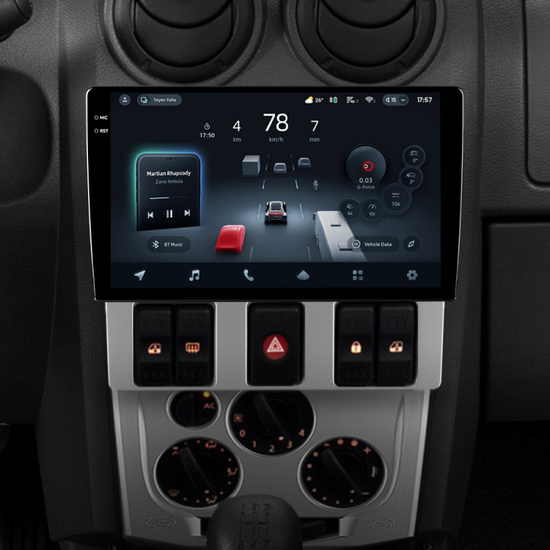 Android head unit Teyes CC4 Pro 8+128 Gb Renault Logan 1 2004-2009 9" 2k