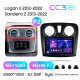 Android head unit Teyes CC3 6+128 Gb with 360° surround view° Renault Logan 2 2012-2022 Sandero 2 2013-2022 (F2) (A) 9" 2k