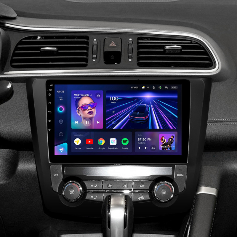 Android head unit Teyes CC3 4+32 Gb Renault Kadjar 2015-2017 9"