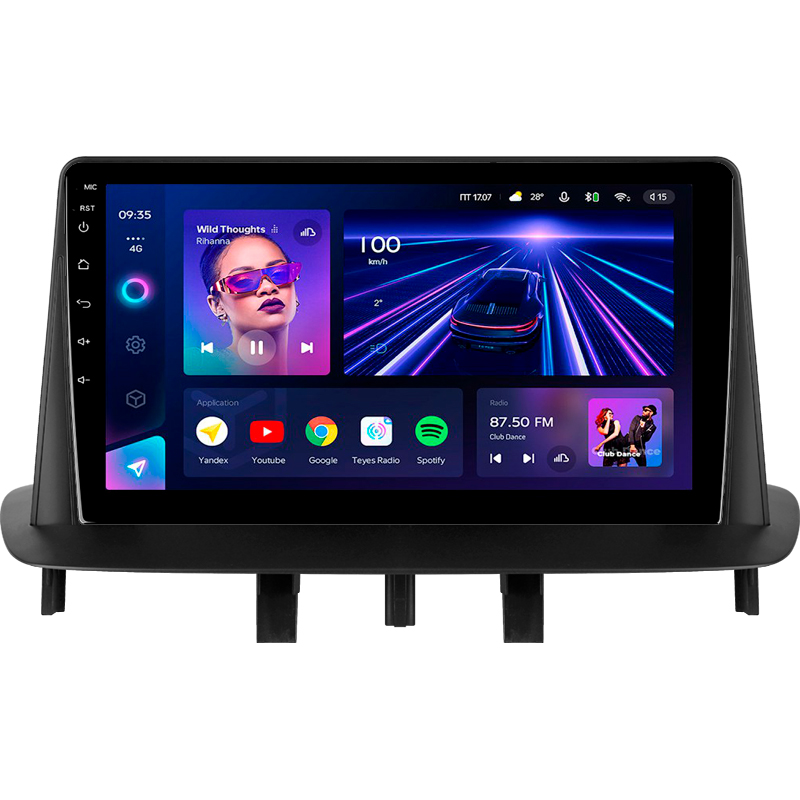 Android head unit Teyes CC3 4+32 Gb Renault Megane 3 2008-2014 9" (L1)