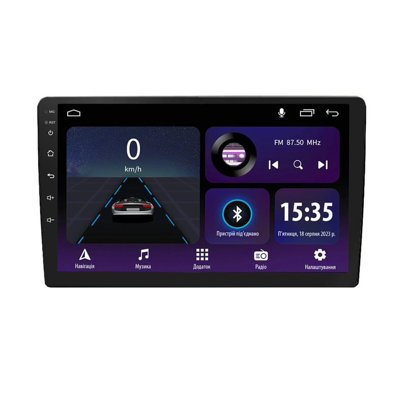 Android head unit SIGMA E9232 ANDROID 10 2+32 Gb Renault Sandero Dacia Duster Captur Lada Xray 2010-2022 9"