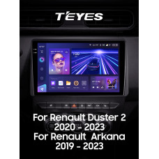 Android head unit Teyes CC3 4+64 Gb Renault Duster HM 2 2020-2023 (F1) 10" 2k