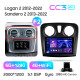 Android head unit Teyes CC3 6+128 Gb Renault Logan 2 2012-2022 Sandero 2 2013-2022 (F2) (A) 9" 2k