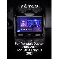 Android head unit Teyes CC3 4+64 Gb Renault Duster (F2) 2015-2021 / LADA Largus 2021 9" 2k (L1)