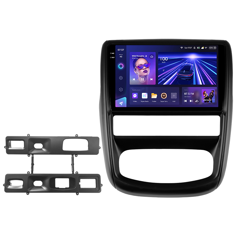 Štátní magnetofon Teyes CC3 6+128 GB pro Renault Duster 1 (2010–2015) a Nissan Terrano 3 (2014–2022), 9