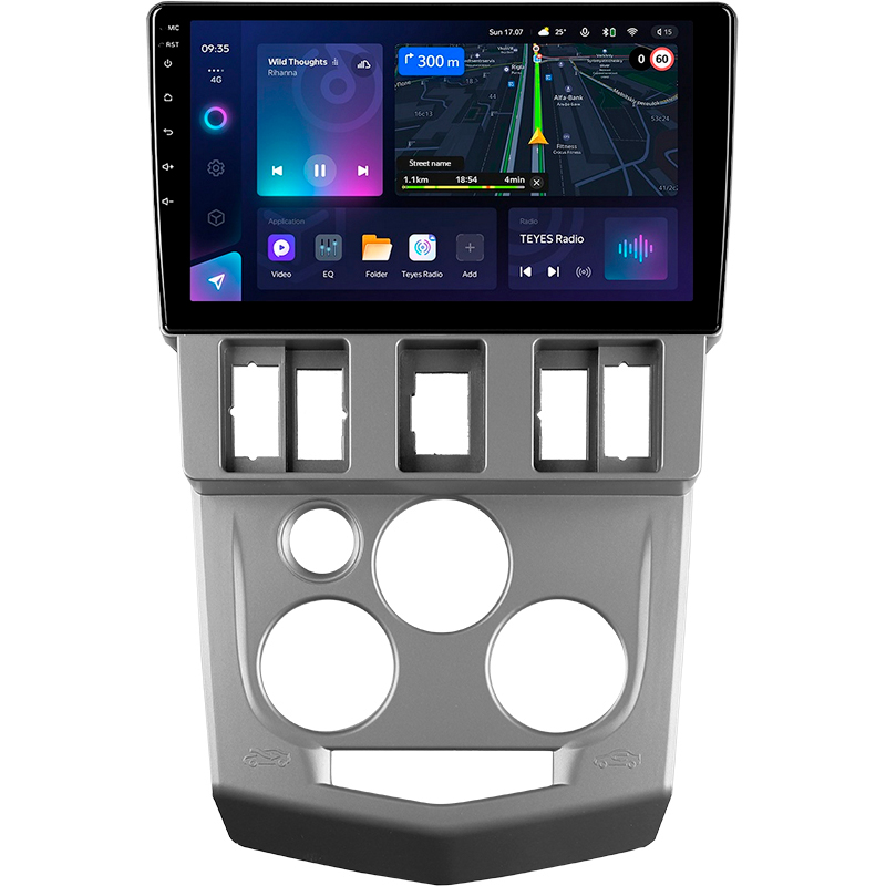 Android head unit Teyes CC3L 4+32 Gb Renault Logan 1 2004-2009 9"