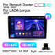 Android head unit Teyes CC3 4+64 Gb Renault Duster (F1) 2015-2021 / LADA Largus I 1 2021 9" 2k (L1)