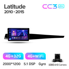 Android head unit Teyes CC3 4+32 Gb Renault Latitude 1 2010-2015 10" 2k (L3)