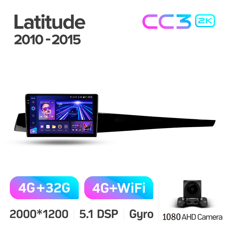 Android head unit Teyes CC3 4+32 Gb Renault Latitude 1 2010-2015 10" 2k (L3)