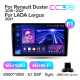 Android head unit Teyes CC3 6+128 Gb Renault Duster (F1) 2015-2021 / LADA Largus I 1 2021 9" 2k (L1)
