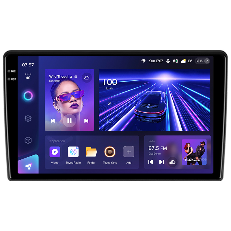 Android head unit Teyes CC3 6+128 Gb Renault Duster (F1) 2015-2021 / LADA Largus I 1 2021 9" 2k (L1)