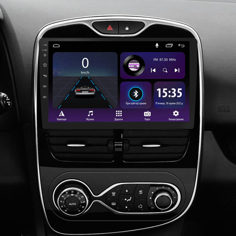 Android head unit SIGMA E10232 ANDROID 10 2+32 Gb Renault Clio 4 BH98 KH98 2012-2015 10" (L1)