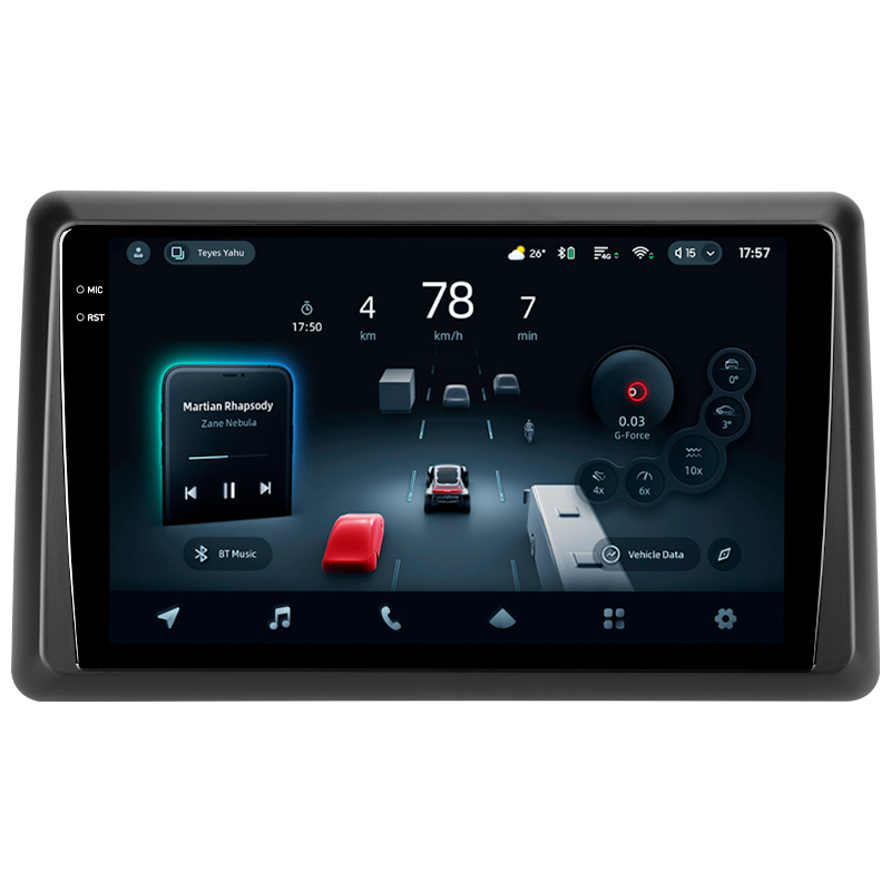 Android head unit Teyes CC4 Pro 12+256 Gb Renault Duster HM 2 2020-2023 9" 2k (L1)