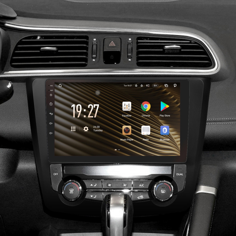 Android head unit SIGMA S9432 ANDROID 10 4+32 Gb 4G DSP Renault Kadjar 2015-2017 9"