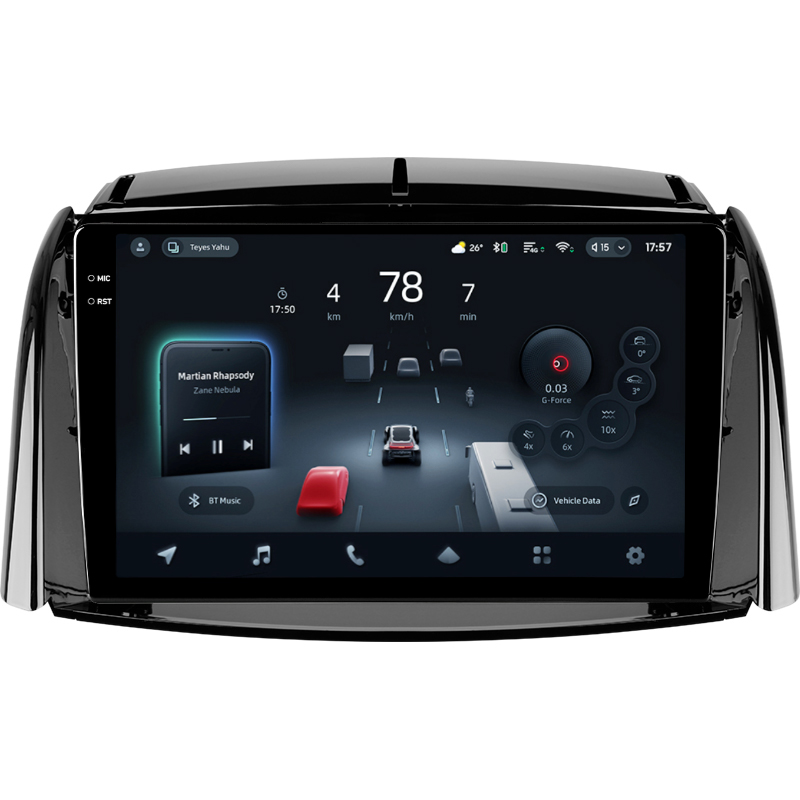 Android head unit Teyes CC4 Pro 8+128 Gb Renault Koleos 2008 - 2016 (A) 9" 2k (L1)