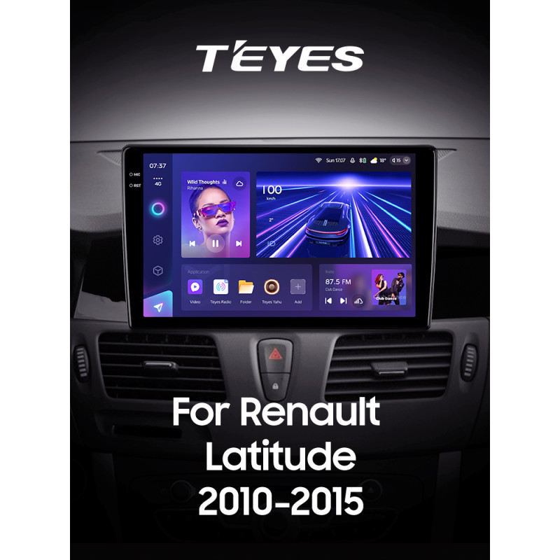 Android head unit Teyes CC3 4+32 Gb Renault Latitude 1 2010-2015 10" 2k (L3)