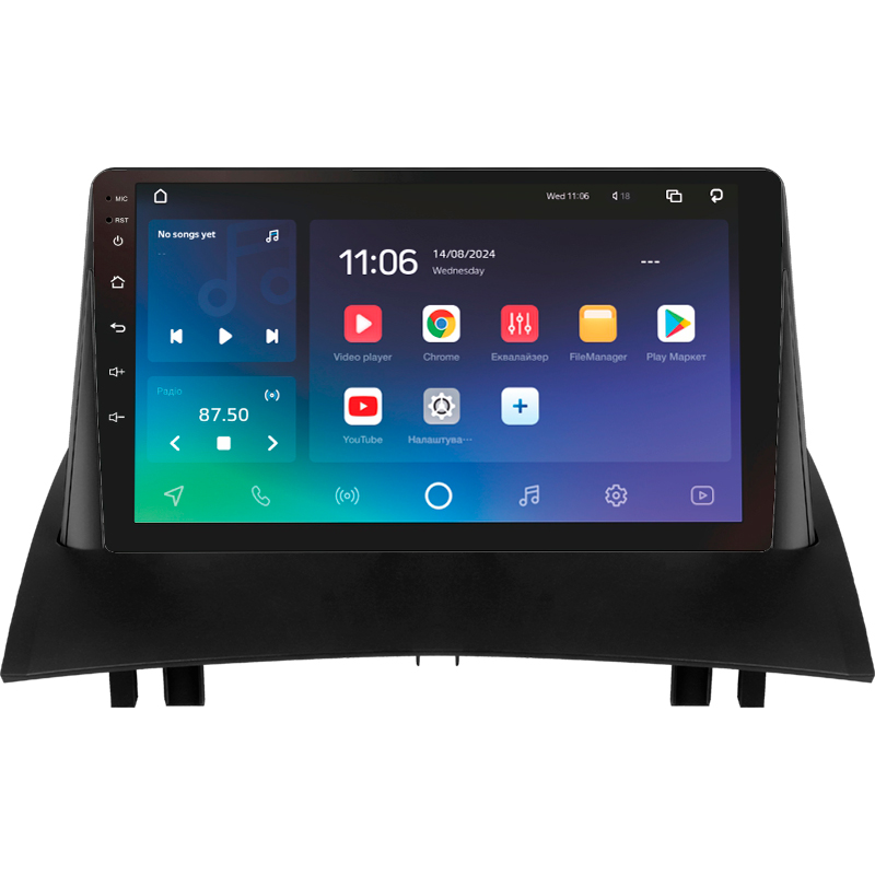 Android head unit SIGMA PRO 9464 ANDROID 10 4+64 Gb 4G DSP Renault Megane 2 2002-2009 9"