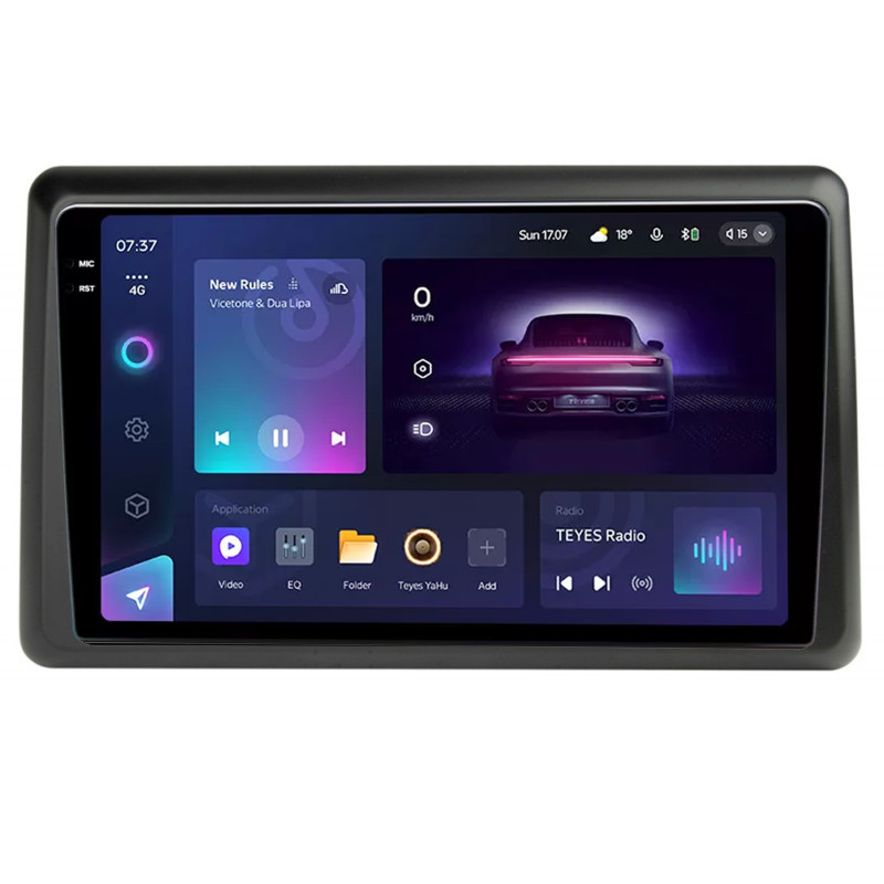Android head unit Teyes CC3 6+128 Gb Renault Express 2021 Duster 2021 9" 2k