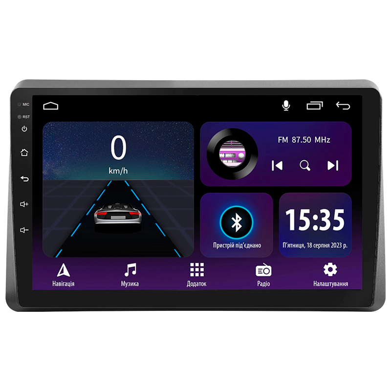 Android head unit SIGMA E10232 ANDROID 10 2+32 Gb Renault Master 2019-2022 10"