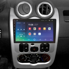 Android head unit SIGMA X9432 ANDROID 10 4+32 Gb 4G DSP Renault Logan 1 Sandero For Dacia Duster 2009-2017 9"