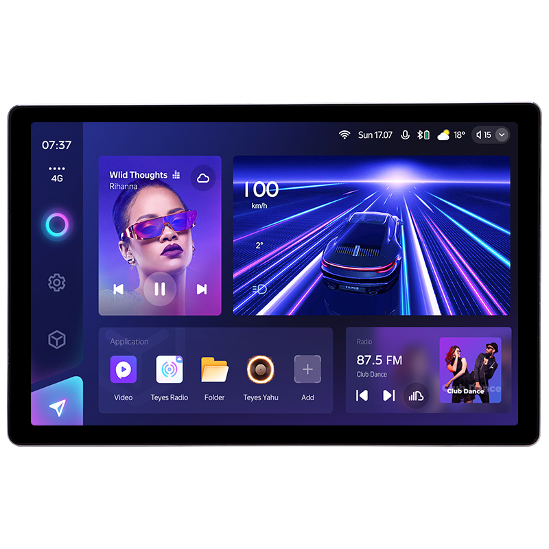 Android head unit Teyes CC3 4+32 Gb Renault Duster HM 2 2020-2023 (F1) 13" 2k