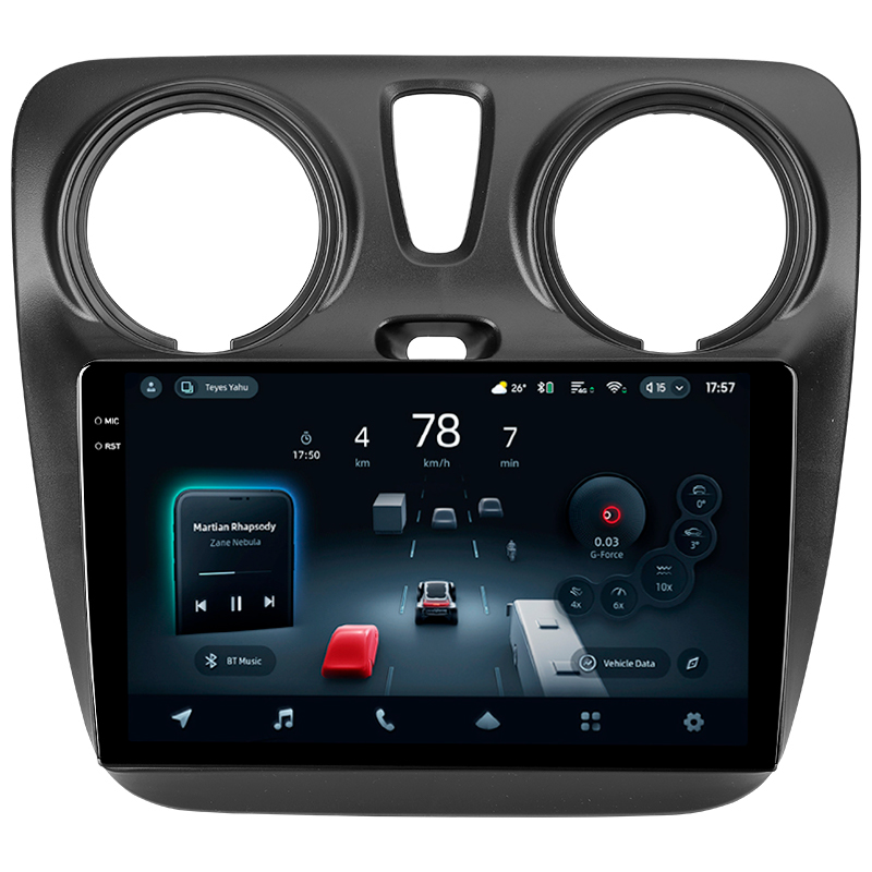 Android head unit Teyes CC4 Pro 8+128 Gb Renault Dokker 2012-2020 9" 2k