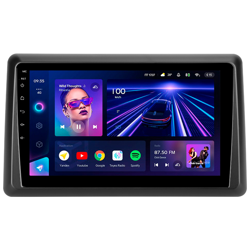 Android head unit Teyes CC3 4+32 Gb Renault Duster HM 2 2020-2023 9" (L1)