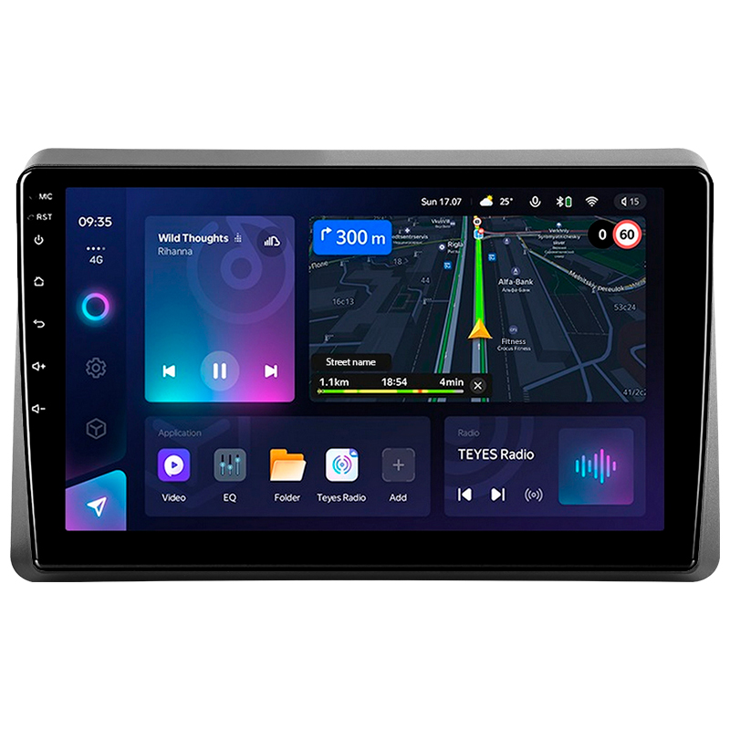 Android head unit Teyes CC3L 4+64 Gb Renault Master 2019-2022 10"