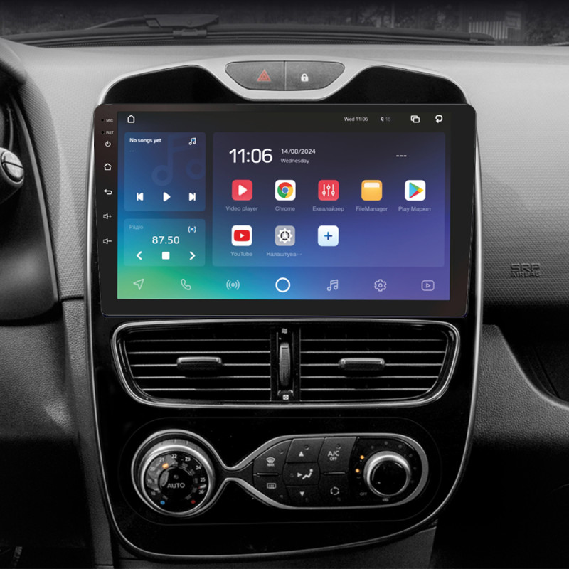 Android head unit SIGMA X10432 ANDROID 10 4+32 Gb 4G DSP Renault Clio 4 BH98 KH98 2016-2019 10" (L2)