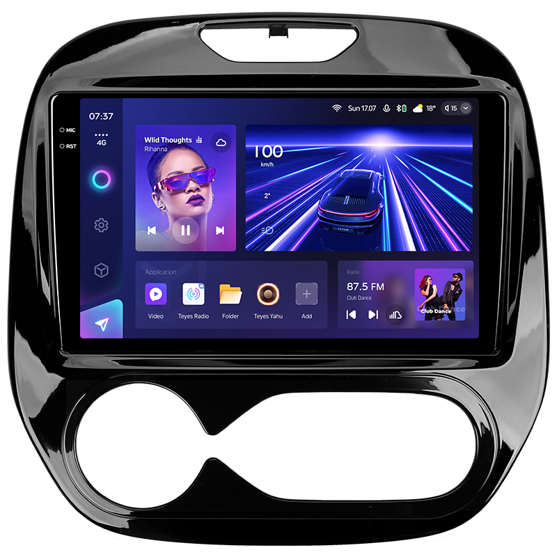 Android head unit Teyes CC3 6+128 Gb Renault Kaptur 2016-2019 (F2) 9" 2k