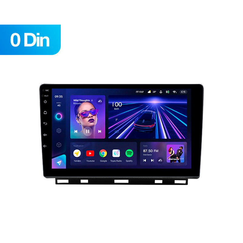Android head unit Teyes CC3 4+64 Gb Renault Clio 5 Lutecia (0Din) 2019-2021 9" 0din