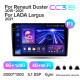 Android head unit Teyes CC3 6+128 Gb with 360° surround view° Renault Duster (F1) 2015-2021 / LADA Largus I 1 2021 9" 2k (L1)