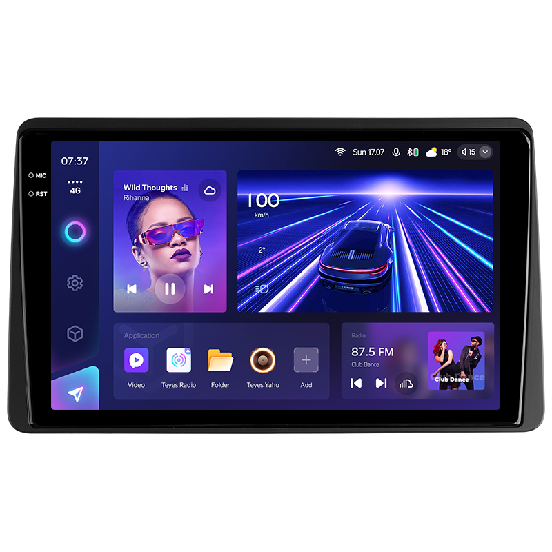 Android head unit Teyes CC3 4+64 Gb Renault Duster HM 2 2020-2023 (F1) 10" 2k