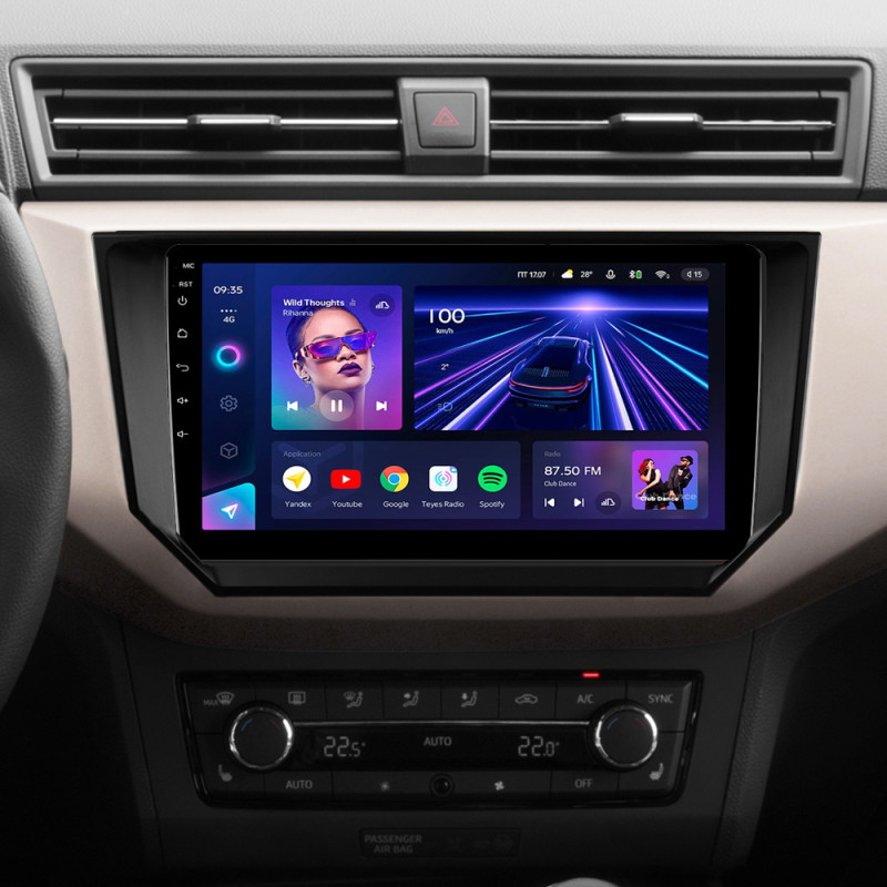 Android head unit Teyes CC3 4+32 Gb Seat Ibiza 2017-2020 9" (L1)