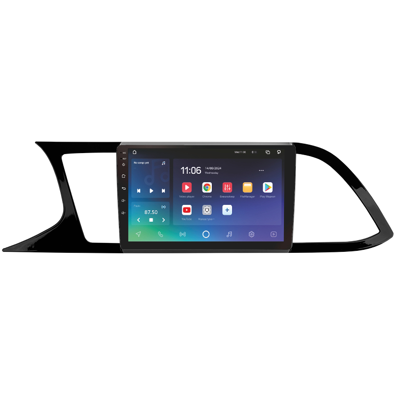 Android head unit SIGMA X9432 ANDROID 10 4+32 Gb 4G DSP Seat Leon 3 2012-2020 (F3) 9"