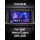 Android head unit Teyes CC3 6+128 Gb with 360° surround view° Seat Ateca Cupra 2016-2021 9" 2k