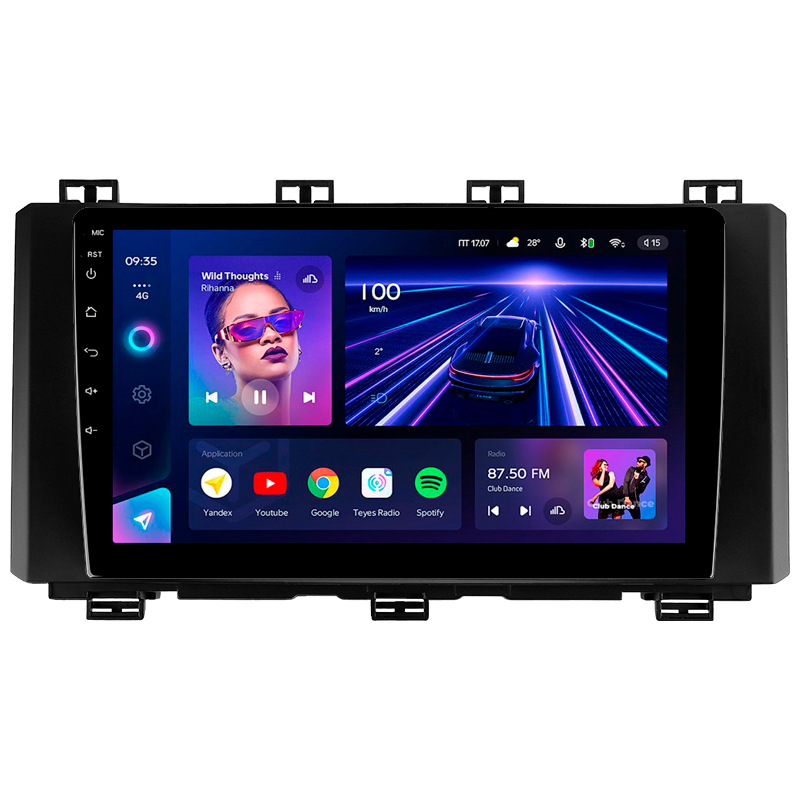 Android head unit Teyes CC3 4+32 Gb Seat Ateca Cupra 2016-2021 9"