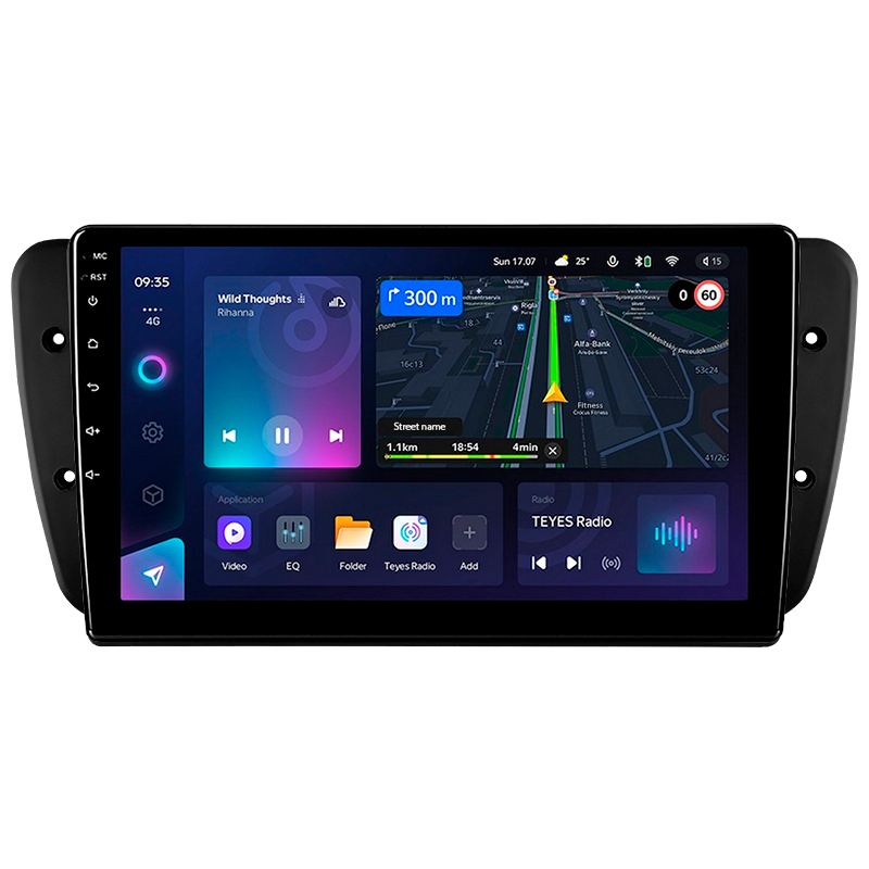 Android head unit Teyes CC3L 4+32 Gb Seat Ibiza 6J 2008-2015 9"