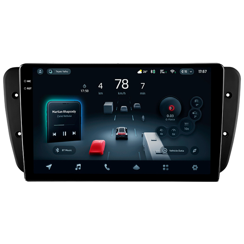 Android head unit Teyes CC4 Pro 12+256 Gb Seat Ibiza 6J 2008-2015 9" 2k