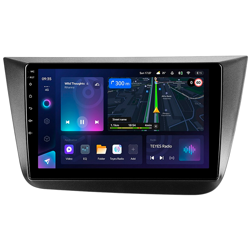 Android head unit Teyes CC3L 4+32 Gb Seat Altea 5P (Left hand drive) 2004-2015 9"